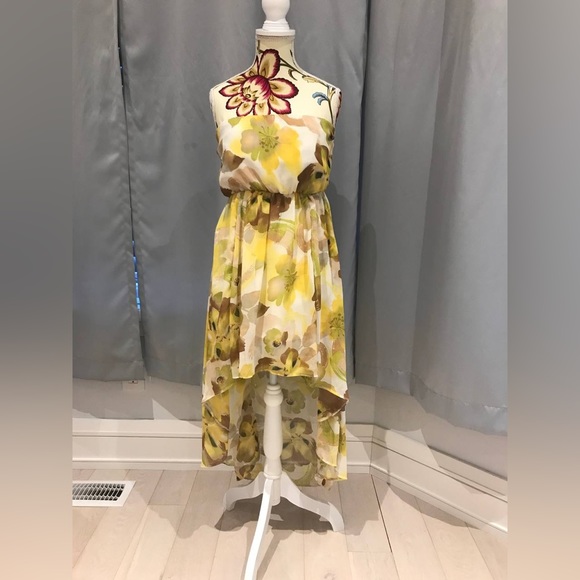 Strapless Floral Dress - Picture 8 of 9